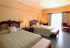 Standard double with garden view, balcony, private facilities, and all inclusive